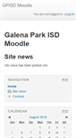 Mobile Screenshot of moodle.galenaparkisd.com